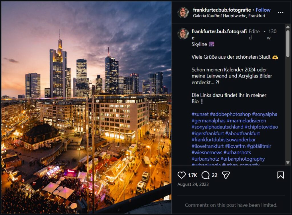 Galeria Frankfurt An Der Hauptwache Ig