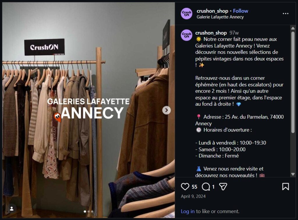 Galeries Lafayette Annecy Ig