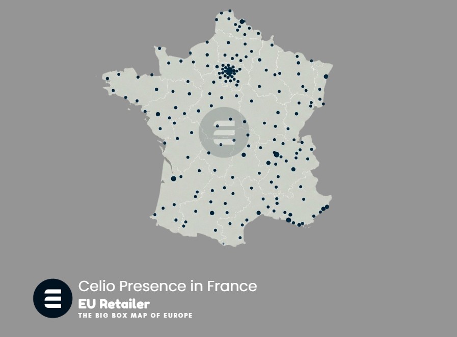 Top 5 Largest Celio in France